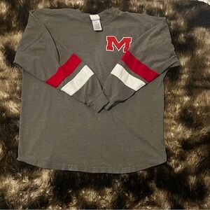 Gray and Red Men's Shirt